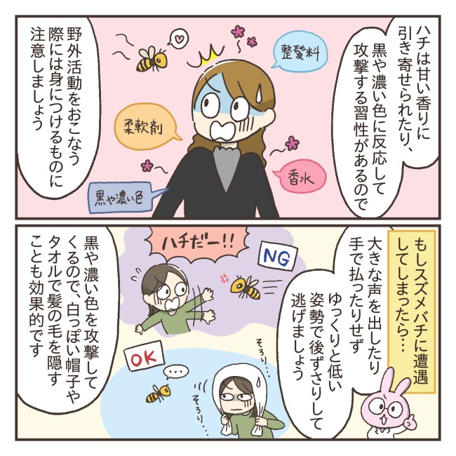 スズメバチ対処法