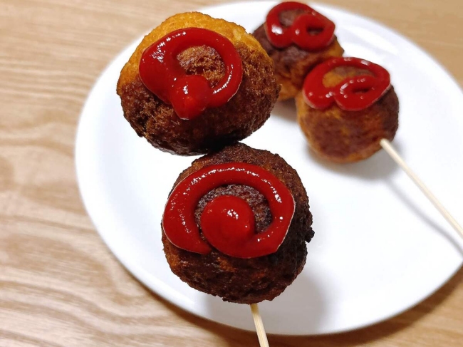 ひょうたん揚げ風ドッグ