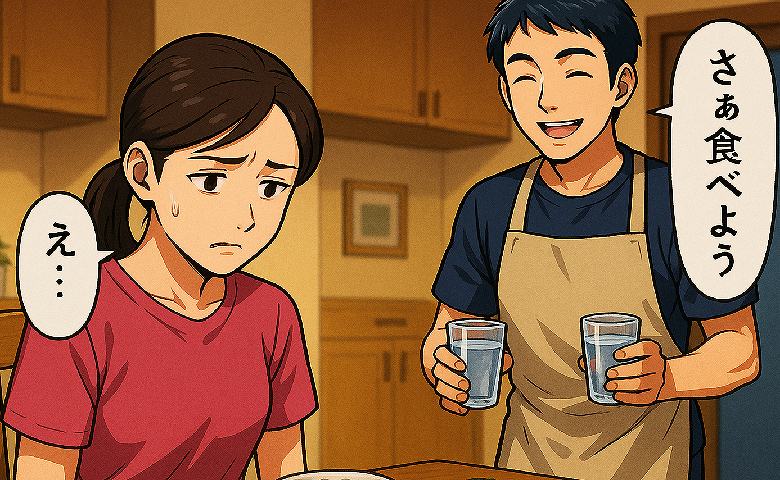 「ちょ…無理なんだけど…」体調不良の私を気遣い「夕飯を任せて」と夫→数十分後…完成したパスタに言葉を失ったワケ