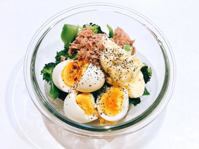 デパ地下風ブロッコリーと卵のツナマヨサラダ