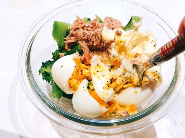 デパ地下風ブロッコリーと卵のツナマヨサラダ