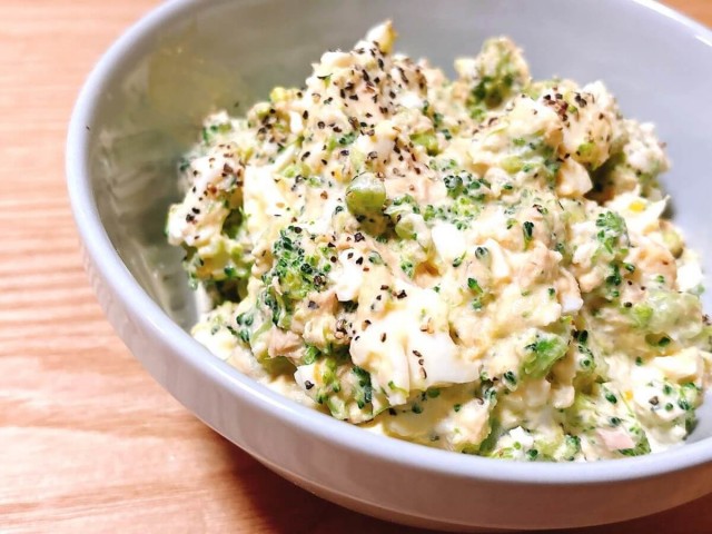 デパ地下風ブロッコリーと卵のツナマヨサラダ