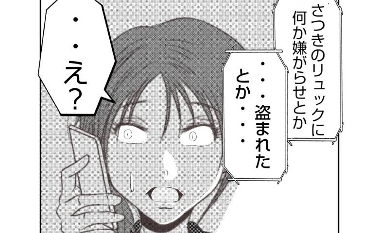 「盗まれてない？」海外にいる夫から不審な電話が！妻は疑問に感じて #娘のリュック盗難事件 5