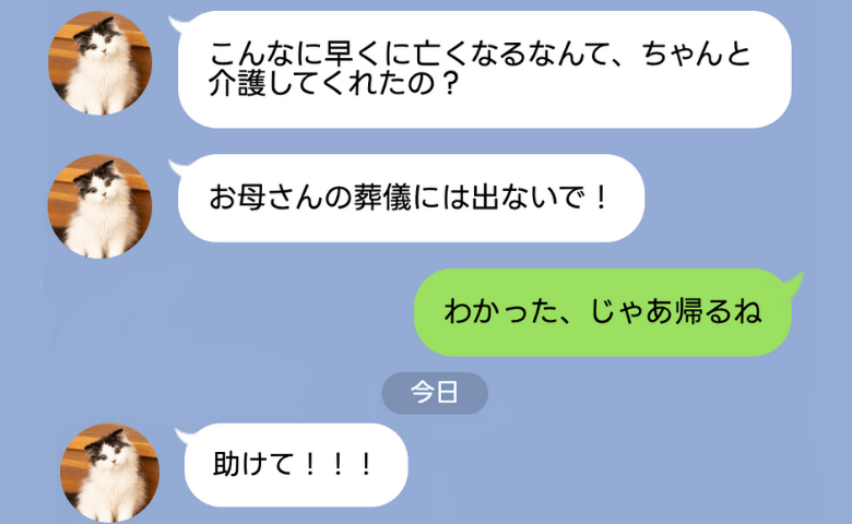 義妹「お母さんが死んだのはあんたのせい！」暴言の末、葬儀から追い出された私→2週間後「助けて！」