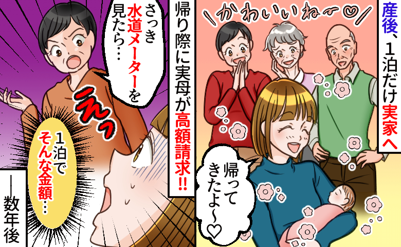 「実家で1泊したら…母から“高額請求”！？」初孫フィーバーが一転、金額を聞いて絶句！そして数年後