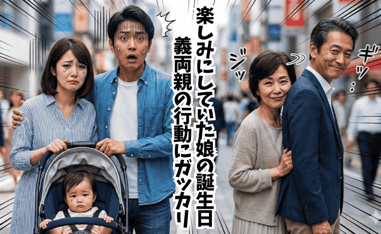 「え、来ないの？」自由すぎる義両親…→誕生日の孫そっちのけ！？思わぬ行動にツッコミ不可避！