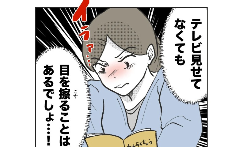 マウント保育士「テレビばかり見せてませんかぁ〜」目を擦っただけで連絡帳に注意→イラッとしたママは… #保護者にマウントする保育士 21