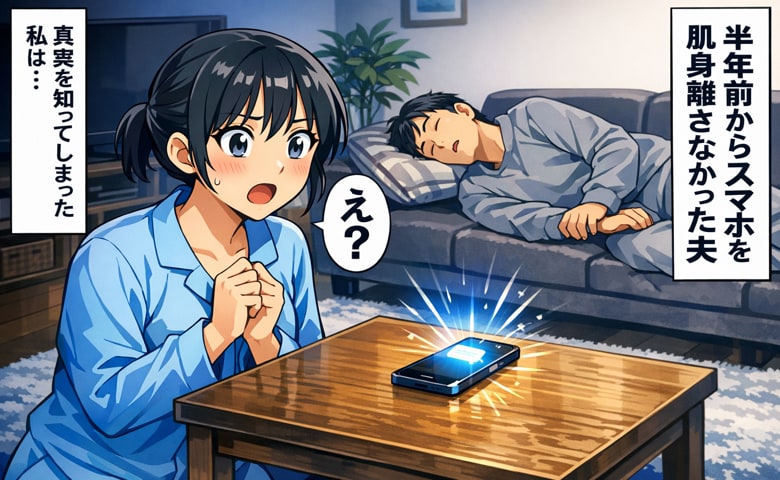 「昨日は楽しかったね♡」寝落ちした夫のスマホに届いた通知→「まさか…」知ってしまった夫の裏切りと彼の末路は…