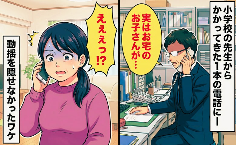 「お宅のお子さんですが…」担任の先生から1本の電話…けがでもした？→まさかの内容に戸惑いを隠せなかったワケ