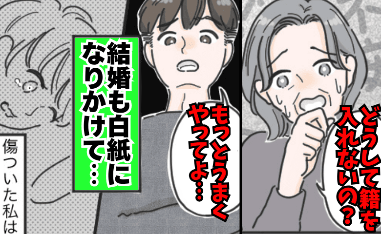 義母「なんで籍を入れないの？」事実婚の母を問い詰められ入籍も延期→そのとき母がとった行動とは！？
