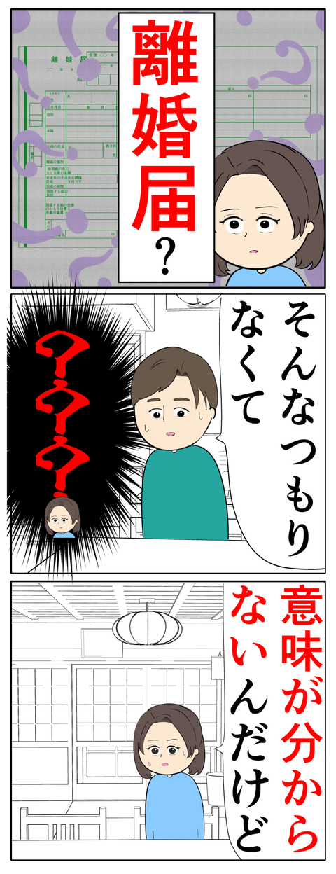 離婚届を勝手に提出された話／岡田ももえ