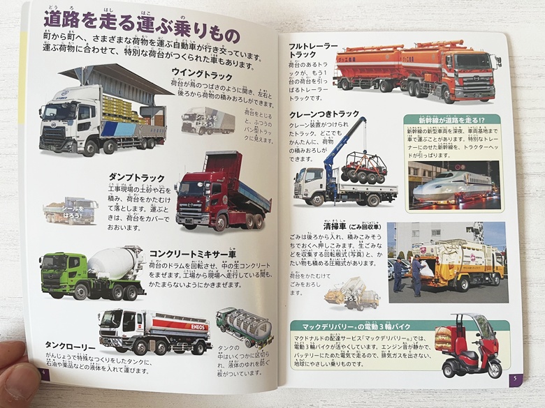 【マクドナルド】シールブック「スイミー」とミニ図鑑「小学館の図鑑NEO 運ぶ乗りもの」