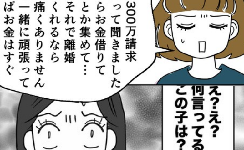 不倫女「300万円用意したから離婚して」妻「何の話！？」夫に詐欺疑惑！若い女性を騙す手口に絶句… #不倫の慰謝料30万円！？ 12