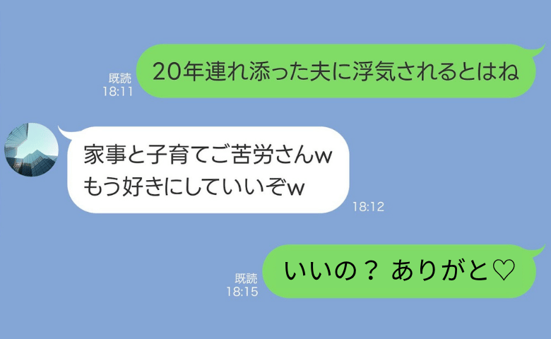 結婚20年、夫の不倫発覚…。夫「俺を解放してくれ」→私「オッケー♪」お望み通りにした結果