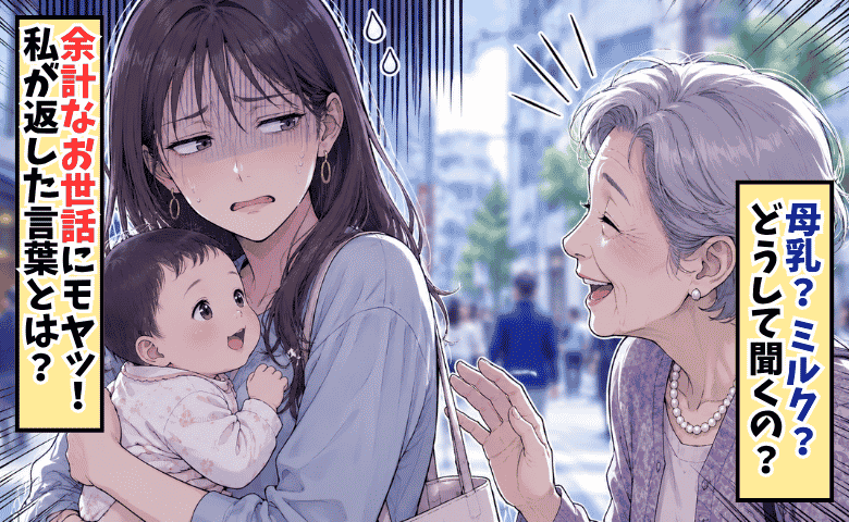「聞いてどうするの！？」通りすがりの年配の女性の質問にうんざり！笑顔でスルーした結果