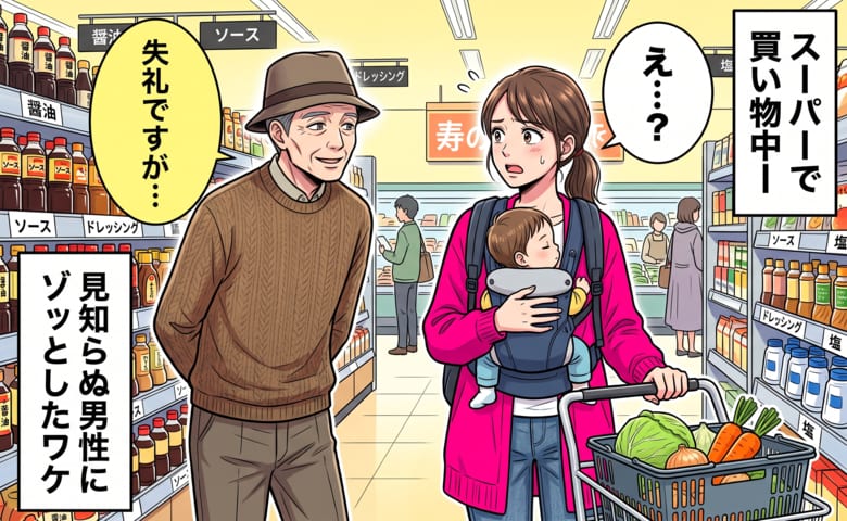 「失礼ですが…」息子とスーパーで買い物中、見知らぬ男性から突然声をかけられた私→続く話にゾッとしたワケ
