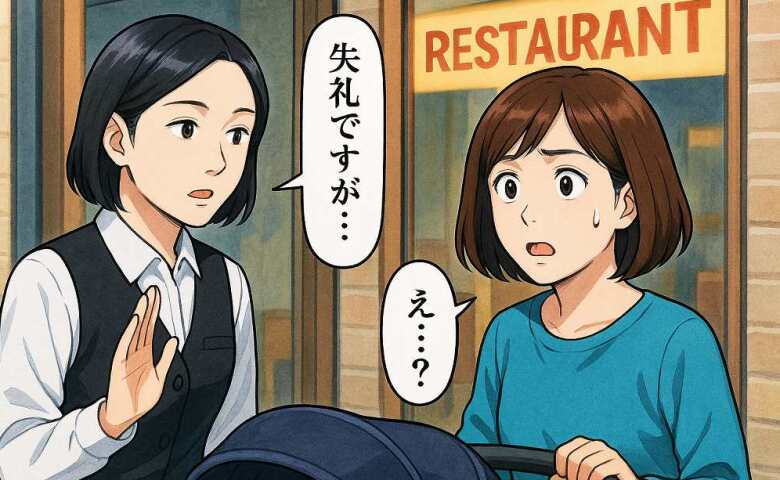 「失礼ですが…」え？なんで？小さな息子を連れて2人でランチへ行くと…店員さんにかけらた言葉に身構えたワケ