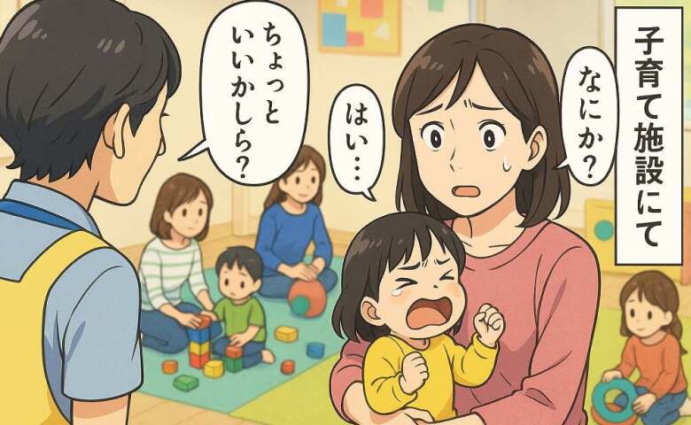 「ちょっといいかしら？」子育て支援センターでぐずる娘に疲弊していた私→保健師さんからかけられたまさかの言葉とは