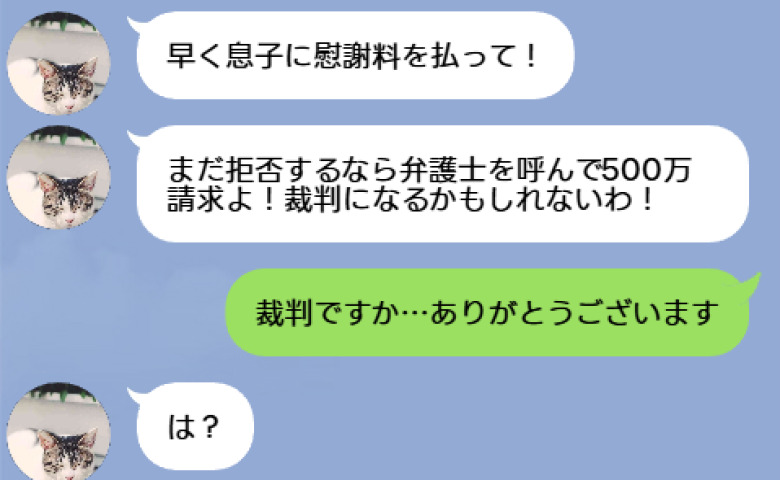 義母「息子に慰謝料500万円払いなさい！弁護士を呼ぶわ！」私「ありがとうございます」真実を知った義母は顔面蒼白に！