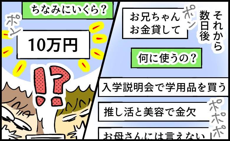 「10万円貸して」義妹からの身勝手な要求が止まらない…新婚夫婦を襲った亀裂の危機とは