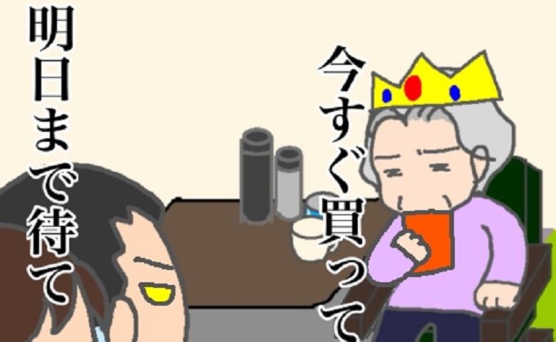 義母「今すぐ買って」夫「明日まで待て」こだわりの強い義母…勘弁して！ #頑張り過ぎない介護 212