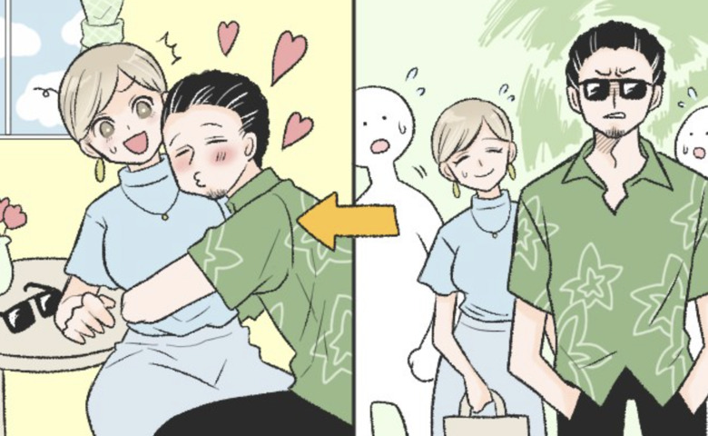 「ギャップがスゴすぎ…」外ではオラオラ系の夫…でも家で見せる素顔は！？