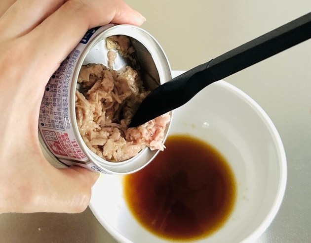コレ作るために【ツナ缶】多めに買うわ！「"アノ液体"にドボン」で激ウマ！「小5息子もどハマり」