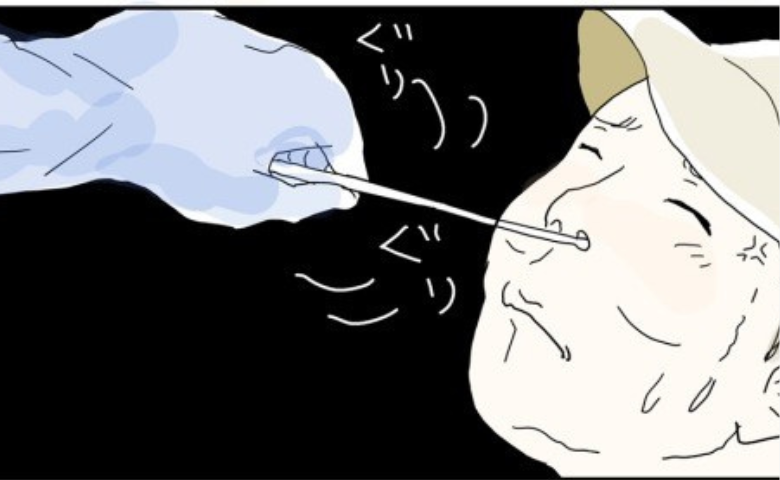 ぐりぐりぐり…「正直なめてた！」初めてのPCR検査が想像以上に過酷だった話 #五十路日和 36