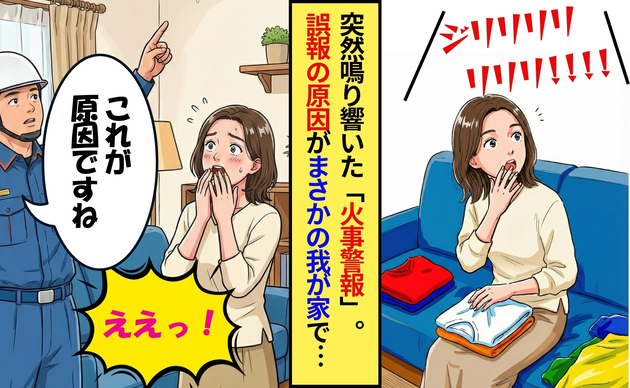 「あれのせいですね」消防署員が指さしたものにゾッ【消防車が何台も出動】わが家が発生源となった誤報の原因