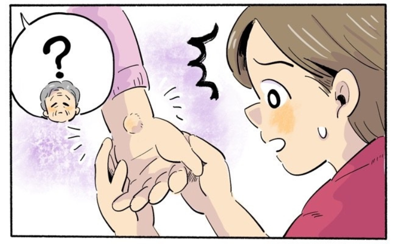 「手に大きなコブが…」 手を引いたときに触れた固まり。祖母の手に隠れていた物体の正体は【体験談】