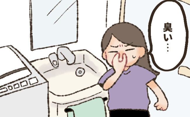 「とんでもない臭いが…」ごめんなさい！洗面所に入った夫からの「気まずいひと言」に全力謝罪…