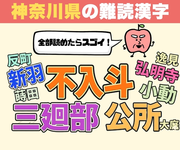 【クイズ】地元民でも読めないかも！？「神奈川の難読地名」全10問の壁に挑戦！全部読めたらすごい！