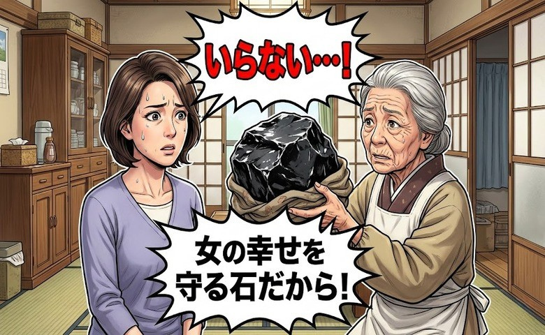 「いらない…！」義母から渡された代々の漬物石。持ち帰った嫁が気付いた深い愛情の正体【体験談】