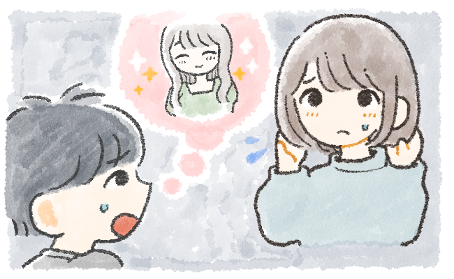 出産目前、思い切ってショートカットに。私を見た夫は…目がテンに。夫「え、切っちゃったの！？」