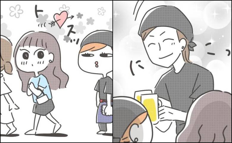 ときめきまで「おそろい」？何でもマネする親友が見つめる先輩への視線が怖い＜マネする友だち＞