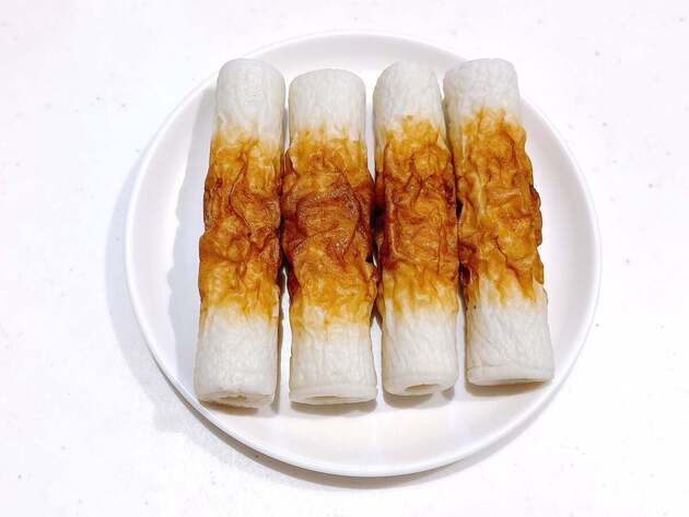 【1袋98円のちくわ】もうキュウリ詰めない！磯辺揚げにもしない！？新定番な食べ方が「美味しい♡」