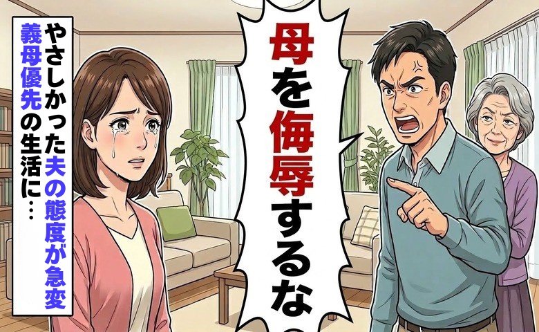 「母を侮辱するな」再婚相手の態度が一変し義母を優先。耐え忍ぶ日々で見つけた決意【体験談】