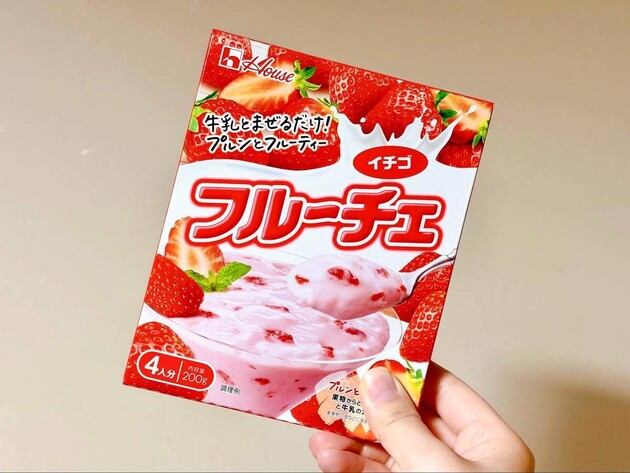 【フルーチェ、牛乳で作らないで！？】神がかった食べ方に→家族「誕生日これにして！」「早くやれば良かった」“ふわっ"禁断の味♡