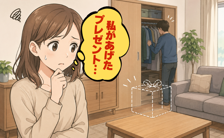 夫にあげたプレゼントが…クローゼットの奥に。「プレゼントを贈るのはやめた！」私が決意するまで