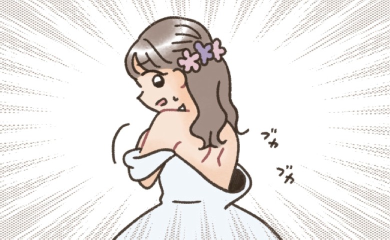「見えちゃう…！」フォトウェディング直前まで減量⇒当日ドレスを着ると…予想外の事態発生！？