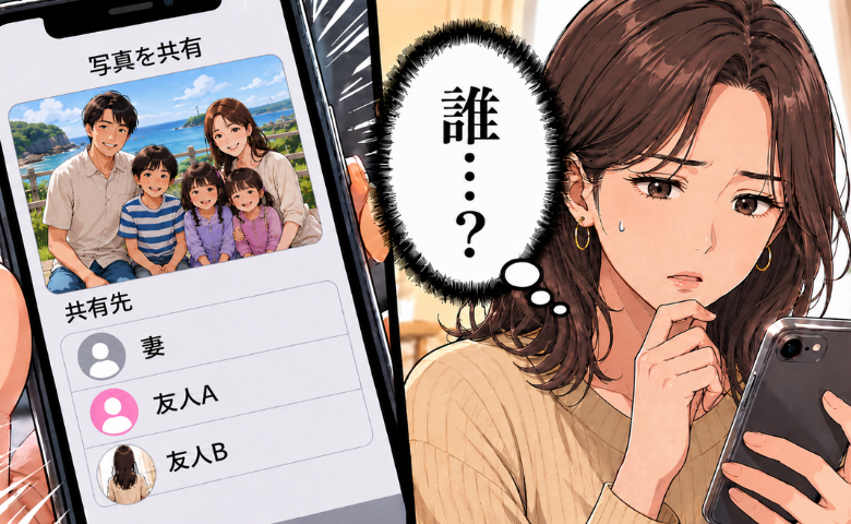 夫のスマホ共有画面に謎の女性のアイコン。気になりつつも夫を泳がせて半年…驚きの事実が判明