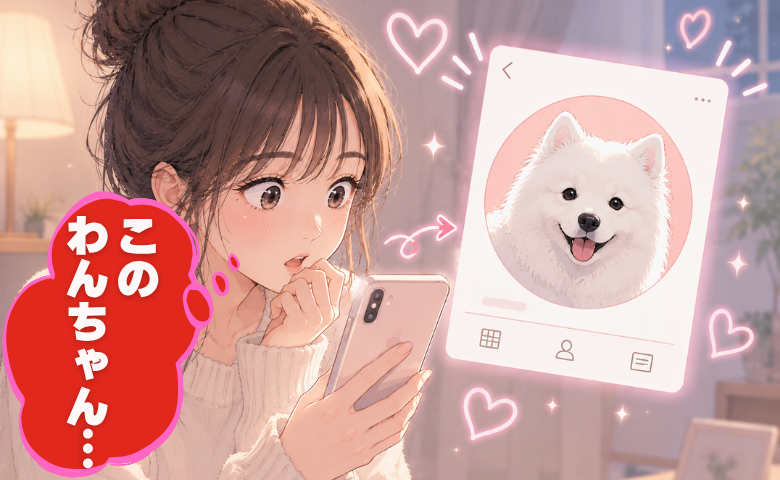 「わんちゃん…？」目に留まったSNSアイコン。軽い気持ちでアカウント主にメッセージを送ったら…