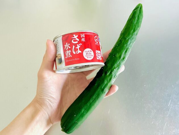 【サバ缶ときゅうり】があったらコレ作って!!「ガツガツ食べたくなるやつ…」「箸が止まら〜ん!!」5分で完成"神"メニュー