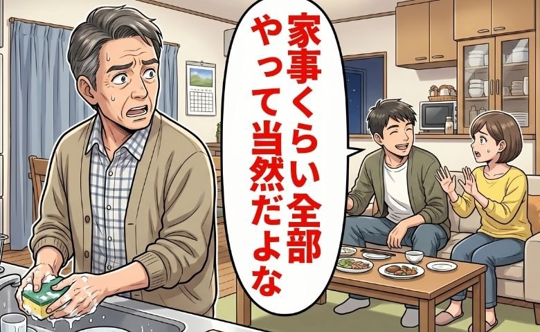 「家事くらい全部やって当然」定年を迎えた私が婿の言葉に困惑…誠実に向き合った結果【体験談】