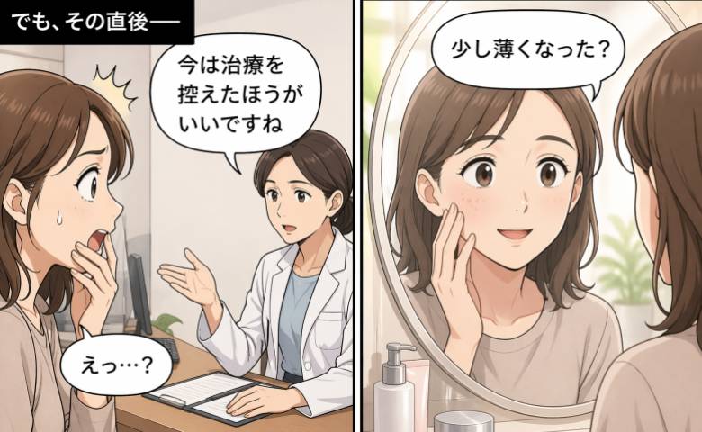 「少し薄くなった？」順調に見えたシミ治療直後、続けられなくなったワケ【医師解説あり】