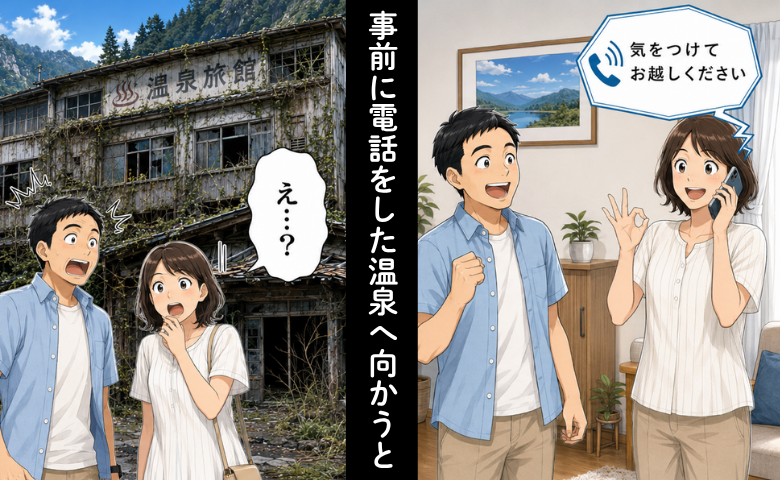 「気を付けてお越しください」電話で案内された山奥の温泉。到着後、背筋が凍ったワケ
