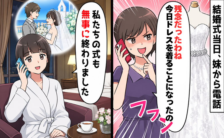 「私のほうが見栄えする」花嫁姿への執着で暴走する義妹。対抗心が招いた結末とは