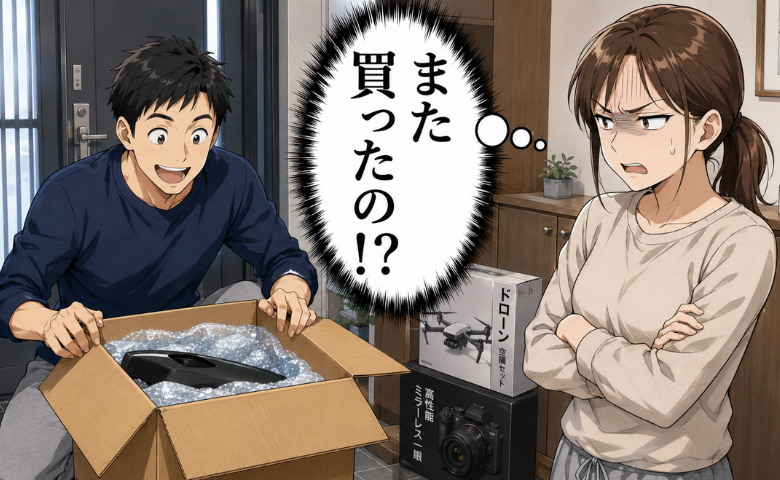 ドローン、筋トレ器具…「欲しい物」を即買いする夫。本当に必要？「お金の使い方」で夫婦喧嘩が増えて