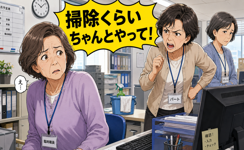 「掃除くらいちゃんとやって！」嫌がらせに耐え退職を決意。女性同僚が急に態度を変えたワケ【体験談】