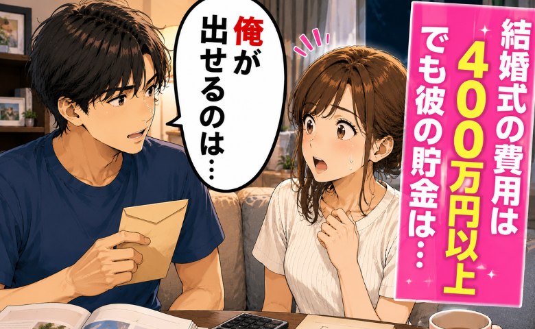 結婚式の費用は400万円超え。彼「俺が出せるのは、これだけ」え…？彼の言葉に思わず絶句